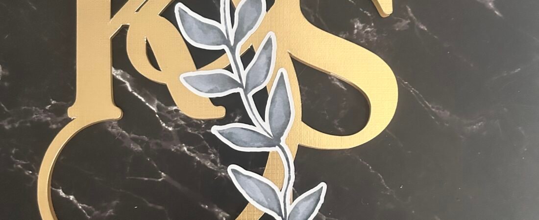 Personalizirani topper – natpis od kartona